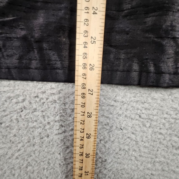 Laura Ashley Jacket Womens XL Black Floral Silk Boho Artsy Whimsigoth Fairy READ - Picture 13 of 16